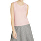 Charter Club Women's Sleeveless Crew Neck Sweater Pink Size Large