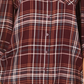 Style & Co Women's Plaid One Pocket Shirt Pink Size XX-Large