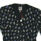Anne Klein Women's Printed 3/4 Sleeve Wear To Work Top Gray Size XX-Small