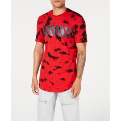 INC International Concepts Men's Tie Dye Plus T-Shirt Red/White Size XXX-Large