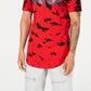 INC International Concepts Men's Tie Dye Plus T-Shirt Red/White Size XXX-Large