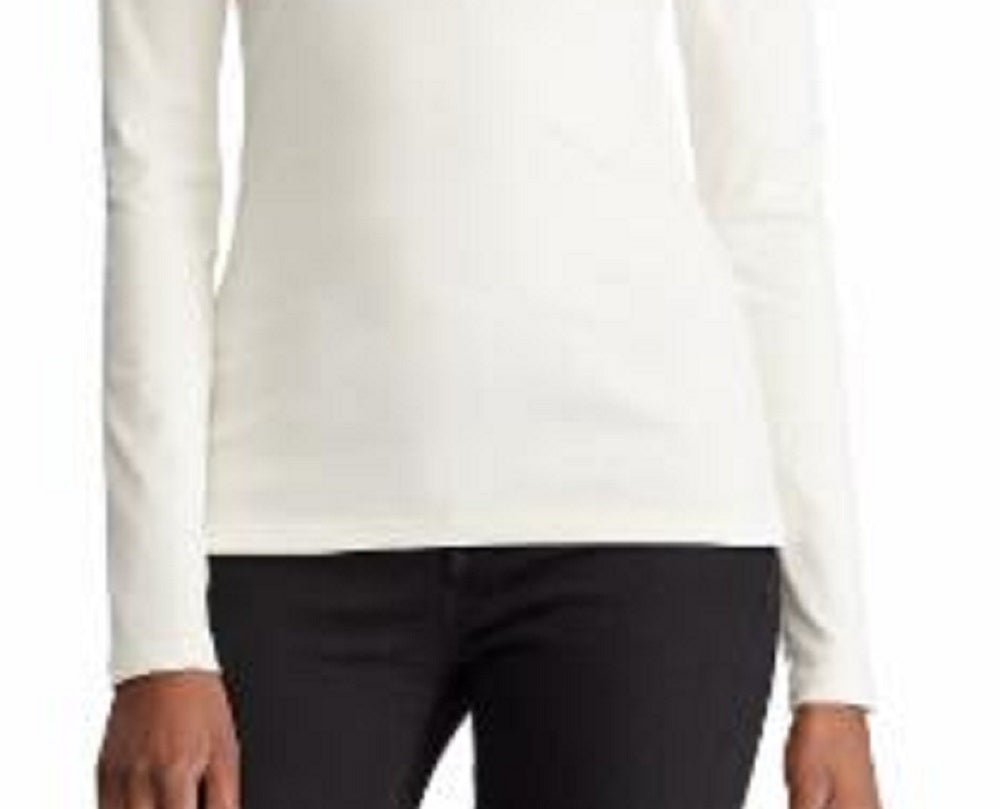Ralph Lauren Women's Long Sleeve Top White Size Large