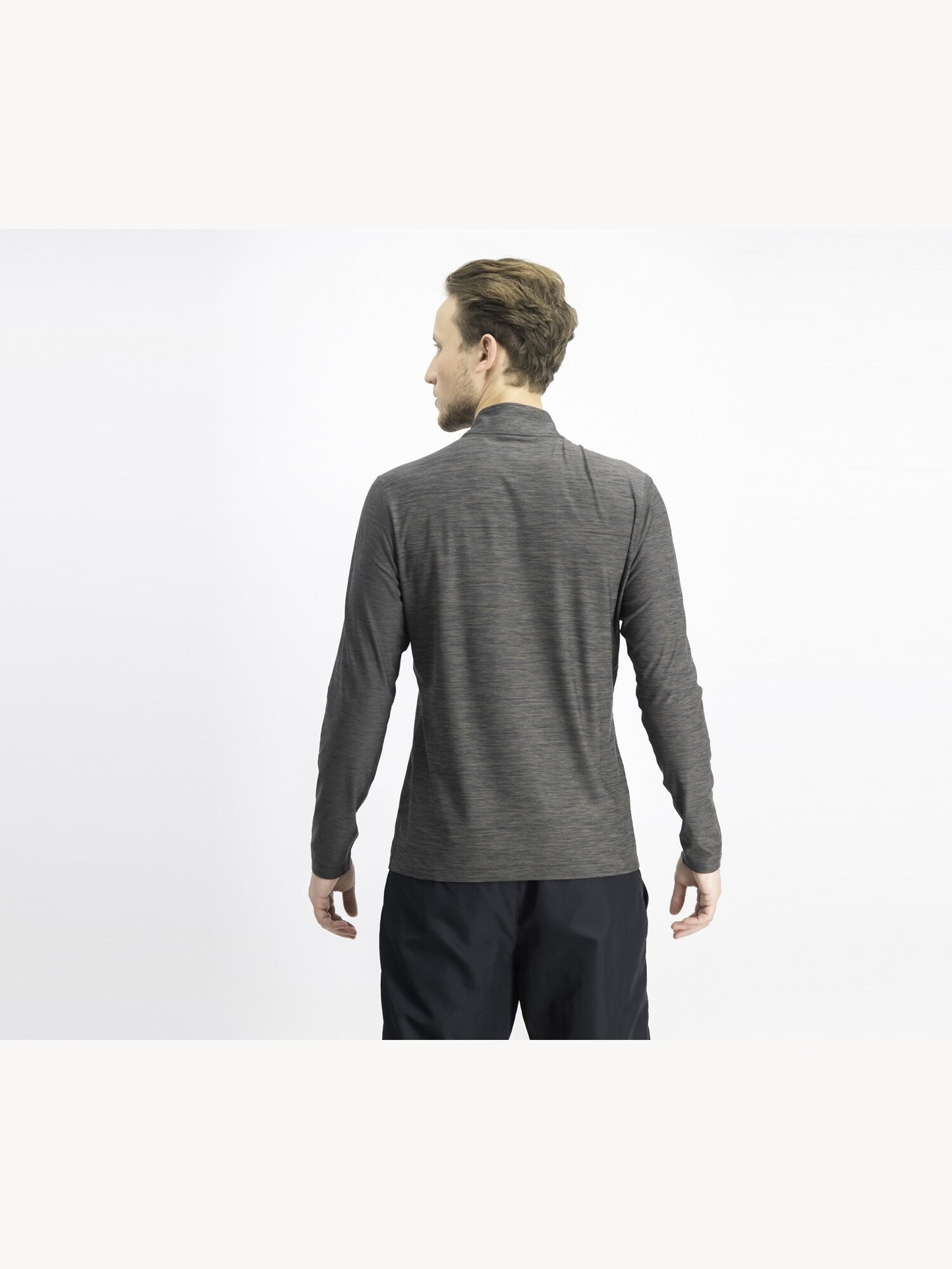 Ideology Men's Gray Heather Long Sleeve Turtle Neck Quarter-Zip Sweater Grey Size XX-Large