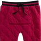 First Impressions Baby Boy's Quilted Jogger Pants Wine Size 18 Months