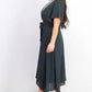 Alfani Women's Handkerchief Hem Wrap Dress Green Size 10