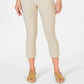 Charter Club Women's Chelsea Pull On Tummy Control Capris Beige Size 14