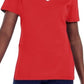 Karen Scott Women's Cotton Lattice Trim Top Red Size Small