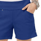 Karen Scott Women's Bermuda Shorts Dark Blue Size 16