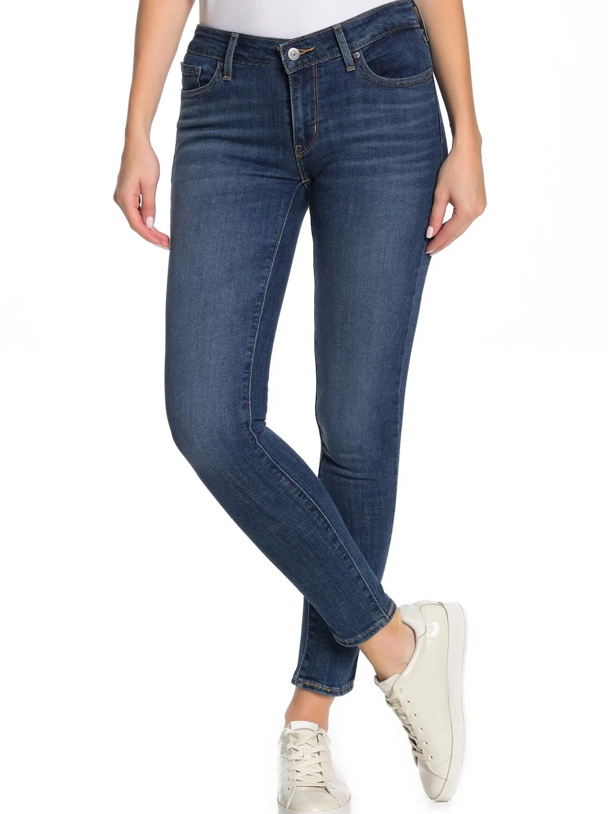 Levi's Women's Juniors Denim Skinny Jeans Blue Size 9