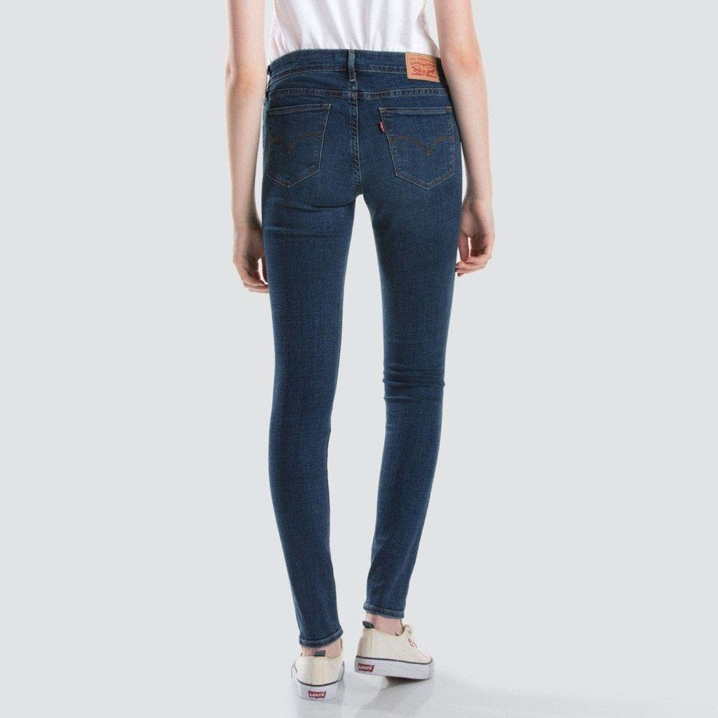 Levi's Women's Juniors Denim Skinny Jeans Blue Size 9
