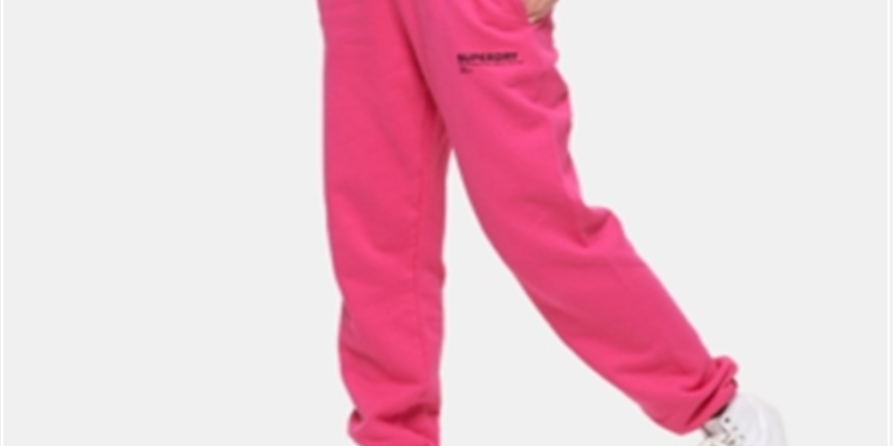 Superdry Women's Cotton Elissa Jogger Pants Pink Size 12