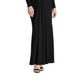 Ralph Lauren Women's Rhinestone Long Sleeve V Neck Maxi Fit Flare Evening Dress Black Size 12