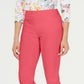 Charter Club Women's Cambridge Skinny Pull On Tummy Control Pants Salmon, साइज़ 10