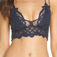 Free People Women's Intimately Fp Adella Longline Bralette Blue Size X-Small