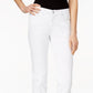 Style & Co Women's Curvy-Fit Skinny Jeans Regular Short And Long Lengths White Size 6 S