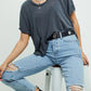 Free People Women's Under The Sun Shirt Black Size Small