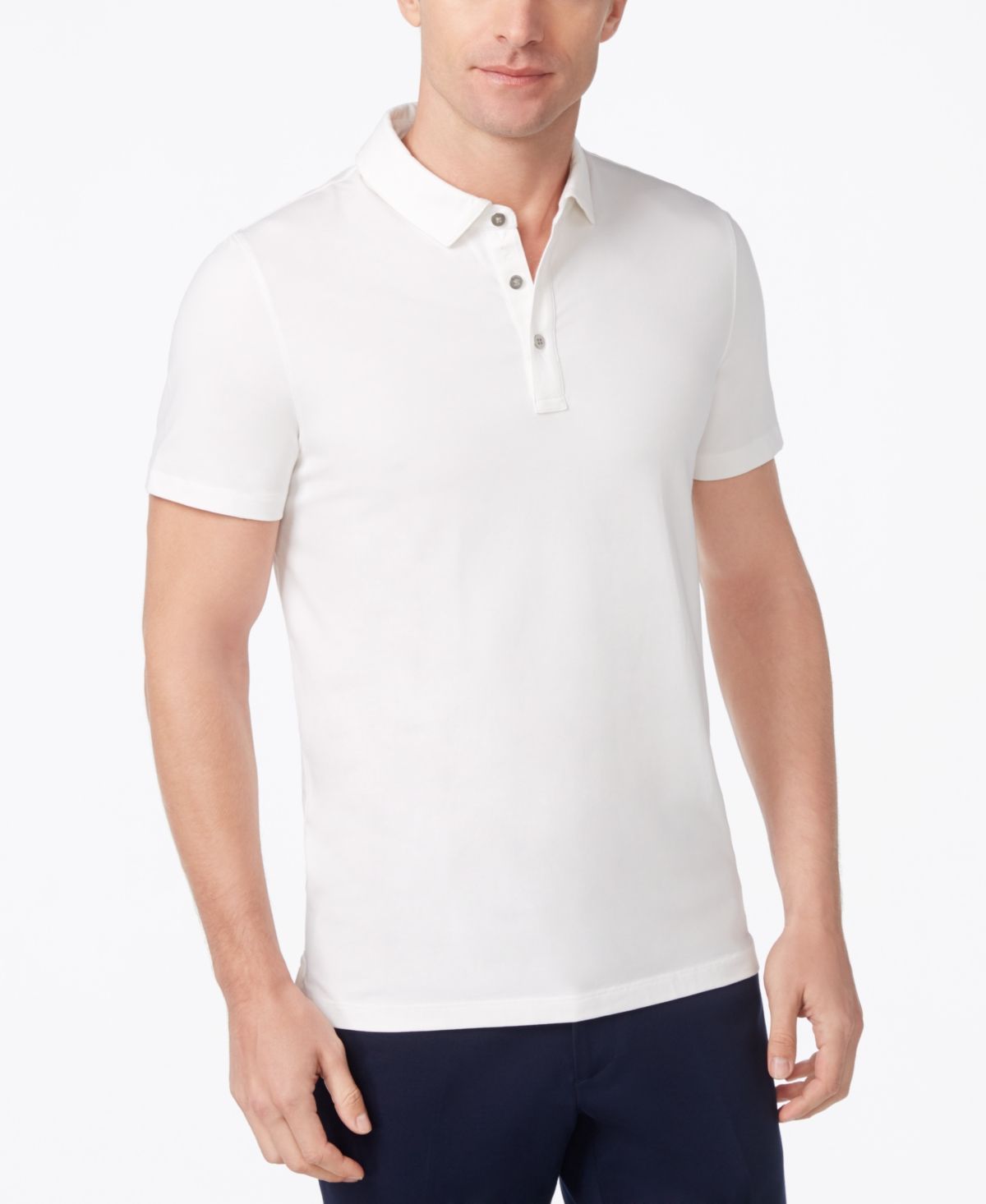 Michael Kors Men's Bryant Polo White Size XX-Large
