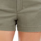Style & Co Women's Chino Shorts Green Size 18