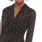 Anne Klein Women's Ritz Dot Fit And Flare Dress Gray Size 4
