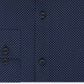 Michael Kors Men's Stretch Moisture Wicking Double Dash Print Dress Shirt Blue Size XL