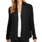 Charter Club Women's Cotton Open Front Cardigan Black Size XX-Large