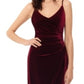 Betsy & Adam Women's Spaghetti Strap Full Length Purple Size 8