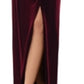 Betsy & Adam Women's Spaghetti Strap Full Length Purple Size 8
