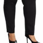 Ralph Lauren Women's Stretch Ponte Knit Skinny Pants Polo Black Size 3X