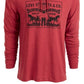 Levi's Men's Logo Hoodie crimson Red Size Large