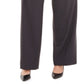 Calvin Klein Women's Plus Highline Straight Leg Pants Charcoal Size 24W