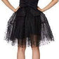 Betsey Johnson Women's Dress a Line Pearl Party Beaded Black Size 12