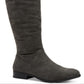 Style & Co Women's Ruched at Shaft Round Toe Zip up Boots Gray Size 6