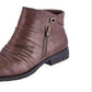 Bare Traps Women's Anila Slouchy Grommet Ankle Boots Brown Size 6 M