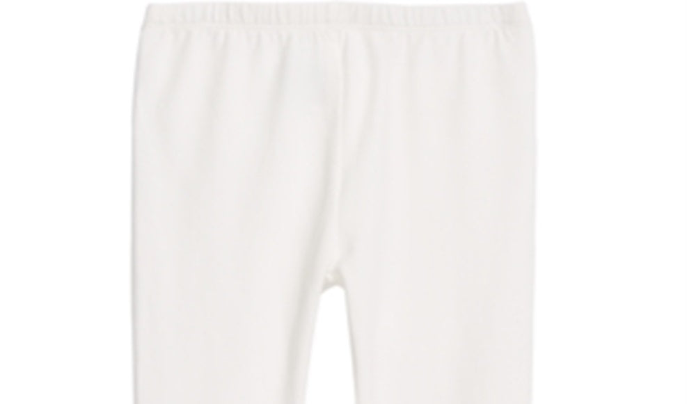 First Impressions Baby Girl's Ruffle Hem Leggings White Size 18MOS