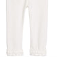 First Impressions Baby Girl's Ruffle Hem Leggings White Size 18MOS