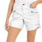 Style & CoWomen's Zip Pocket Cargo Shorts White Size 16