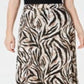 Kasper Women's a Line MIDI Skirt Brown Size Medium