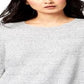 Maison Jules Women's Cotton Crew Neck Sweater Beige Size XX-Large
