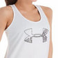 Under Armour Women's Fitness Performance Tank Top White Size SM/CH