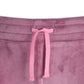 Ideology Big Girl's Side Taped Velour Shorts Purple Size Medium