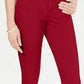 Charter Club Women's Tummy Control Bristol Capri Jeans Red Size 10 Petite
