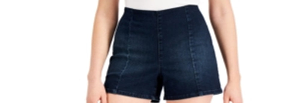 INC International Concepts Women's Pull on Jean Shorts Blue Size 0