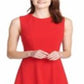 Tommy Hilfiger Women's Sleeveless Knee Length Fit Flare Dress Red Size 8