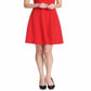 Tommy Hilfiger Women's Sleeveless Knee Length Fit Flare Dress Red Size 8