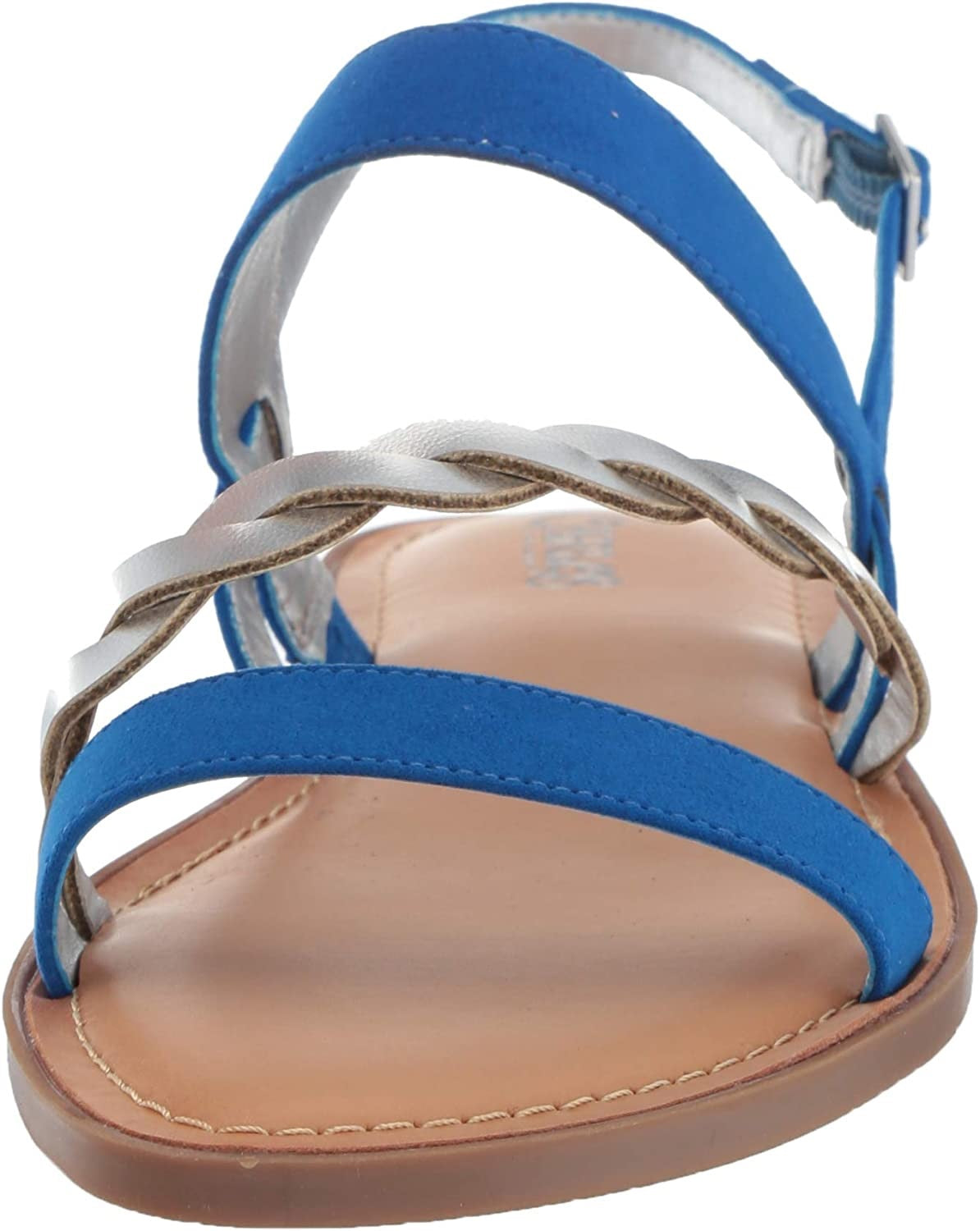 Carlos By Carlos Santana Women's Radley Flat Sandals Shoes Blue Size 5M