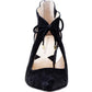 Adrienne Vittadini Women's Nigel Cut Out Pump Black Size 6.5 M
