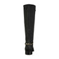 Cole Haan Women's Idina Stretch Boot Leather Round Toe Knee High Fashion Boots Black Size 5.5B