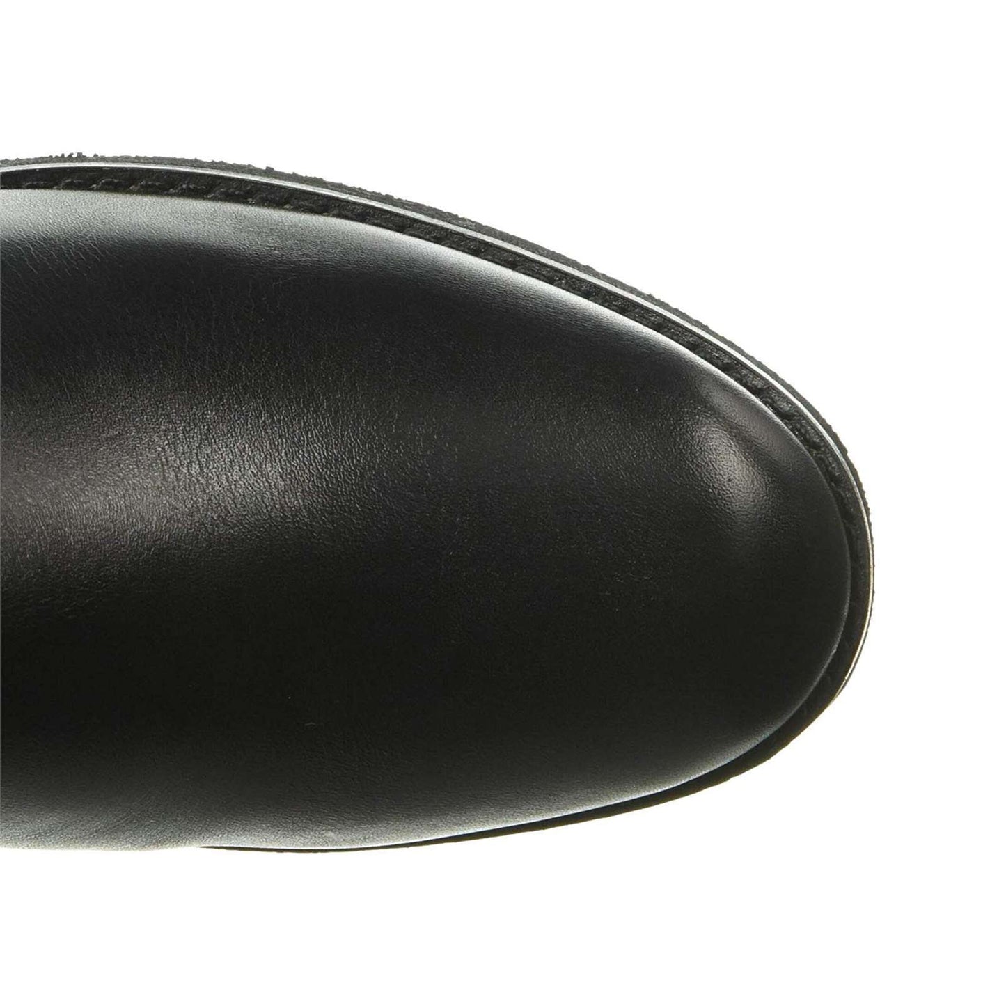 Cole Haan Women's Idina Stretch Boot Leather Round Toe Knee High Fashion Boots Black Size 5.5B