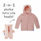 Cubcoats Kali The Kitty 2 in 1 Transforming Crewneck Sweatshirt Hoodie & Soft Plushie Pink