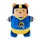 Cubcoats Boy's Toddler Los Angeles Rams 2-in-1 Transforming Pullover & Soft Plushie Royal